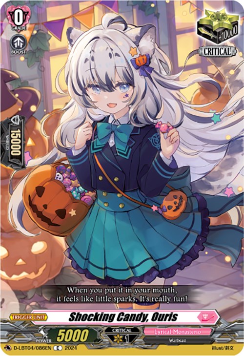 Shocking Candy, Ouris (D-LBT04/086EN) [Lyrical Monasterio: Trick or Trick!] - PokeCharles PokeStore