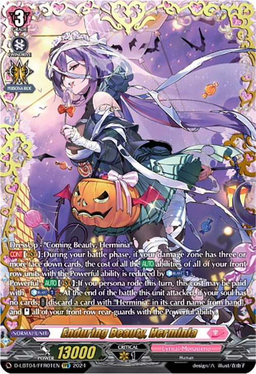 Enduring Beauty, Herminia (D-LBT04/FFR01EN) [Lyrical Monasterio: Trick or Trick!] - PokeCharles PokeStore