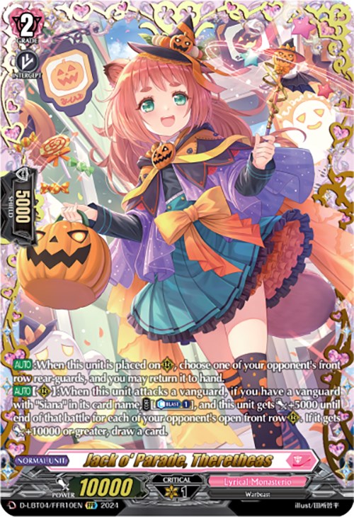 Jack o' Parade, Theretheas (D-LBT04/FFR10EN) [Lyrical Monasterio: Trick or Trick!] - PokeCharles PokeStore