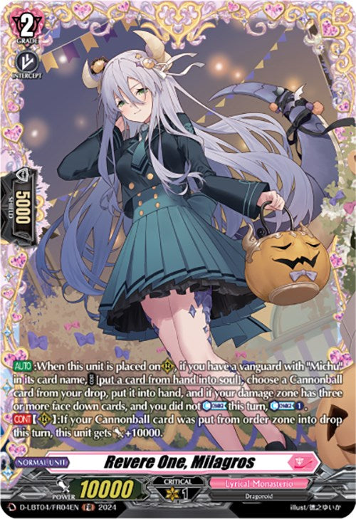 Revere One, Milagros (D-LBT04/FR04EN) [Lyrical Monasterio: Trick or Trick!] - PokeCharles PokeStore
