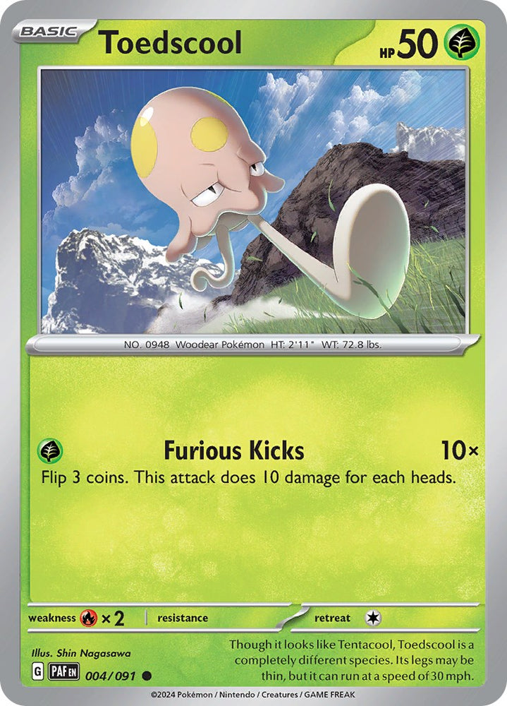 Toedscool (004/091) [Scarlet & Violet: Paldean Fates] - PokeCharles PokeStore