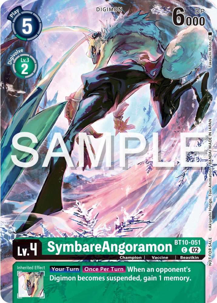 SymbareAngoramon [BT10-051] (Digimon Illustration Competition Pack 2023) [Xros Encounter Promos] - PokeCharles PokeStore