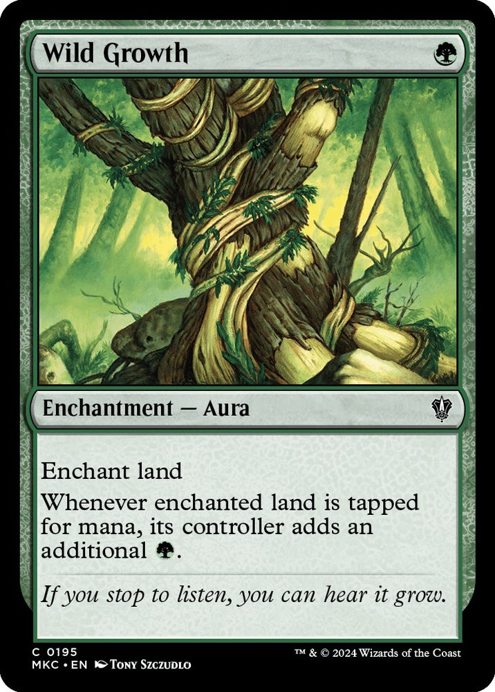 Wild Growth [Murders at Karlov Manor Commander] - PokeCharles PokeStore