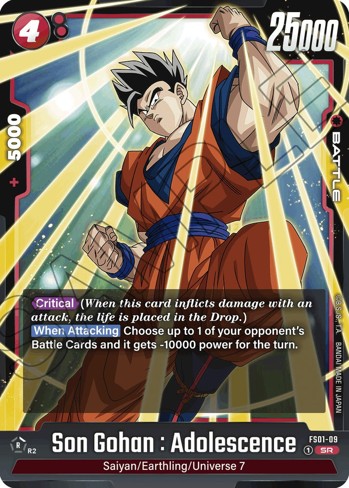 Son Gohan : Adolescence [Starter Deck: Son Goku] - PokeCharles PokeStore