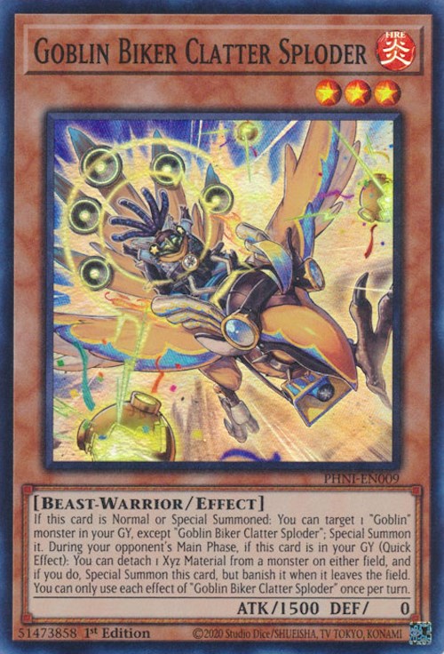 Goblin Biker Clatter Sploder [PHNI-EN009] Super Rare - PokeCharles PokeStore