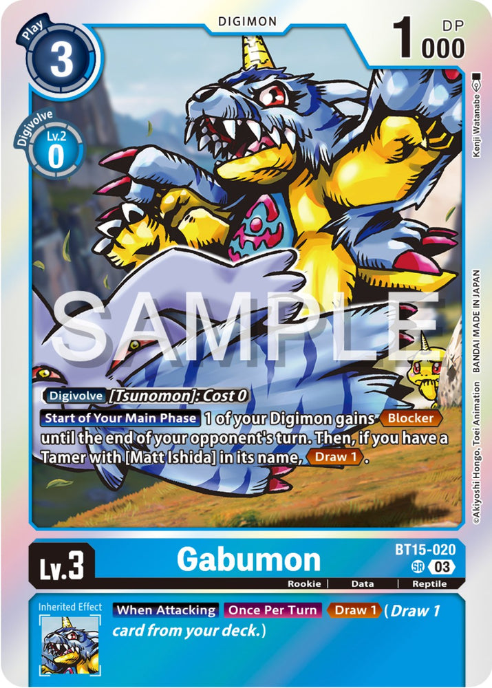 Gabumon [BT15-020] [Exceed Apocalypse] - PokeCharles PokeStore