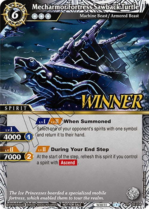 Mecharmor Fortress Sawback Turtle (Tournament Pack Vol. 4 -Winner-) (PR-038) [Launch & Event Promos] - PokeCharles PokeStore
