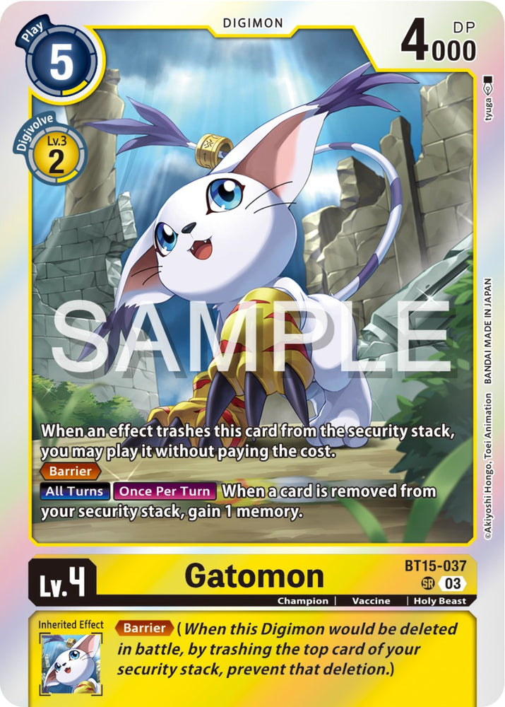 Gatomon [BT15-037] [Exceed Apocalypse] - PokeCharles PokeStore
