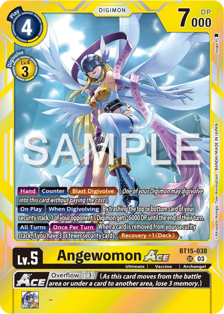 Angewomon Ace [BT15-038] [Exceed Apocalypse] - PokeCharles PokeStore