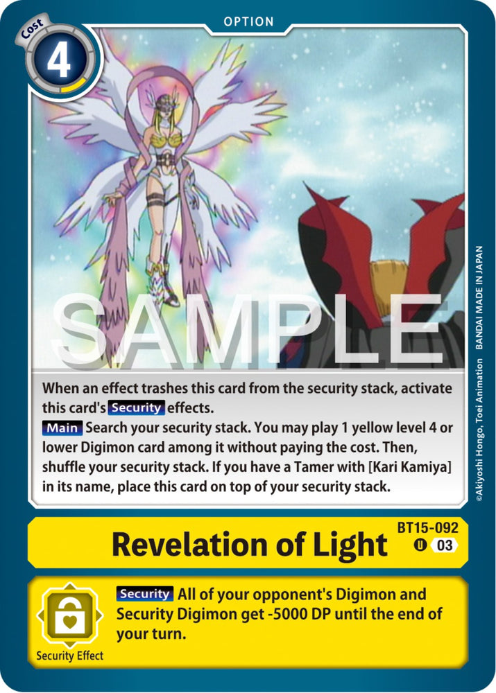 Revelation of Light [BT15-092] [Exceed Apocalypse] - PokeCharles PokeStore