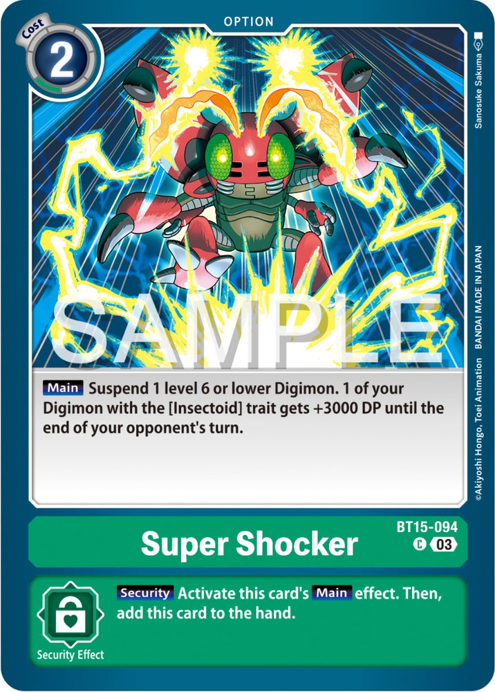 Super Shocker [BT15-094] [Exceed Apocalypse] - PokeCharles PokeStore
