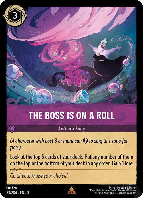 The Boss is on a Roll (63/204) [Into the Inklands] - PokeCharles PokeStore