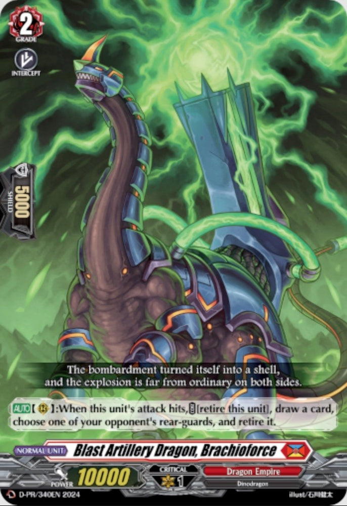 Blast Artillery Dragon, Brachioforce (D-PR/340EN) [D Promo Cards] - PokeCharles PokeStore
