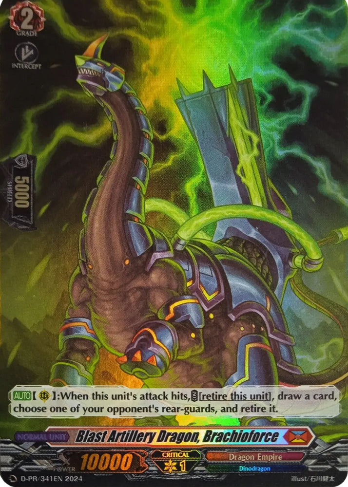 Blast Artillery Dragon, Brachioforce (Foil) (D-PR/341EN) [D Promo Cards] - PokeCharles PokeStore
