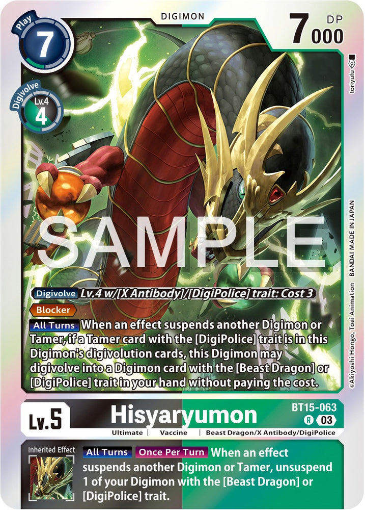 Hisyaryumon [BT15-063] [Exceed Apocalypse] - PokeCharles PokeStore