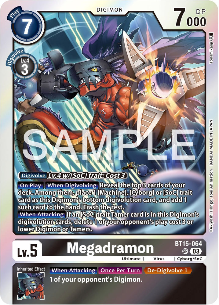 Megadramon [BT15-064] [Exceed Apocalypse] - PokeCharles PokeStore