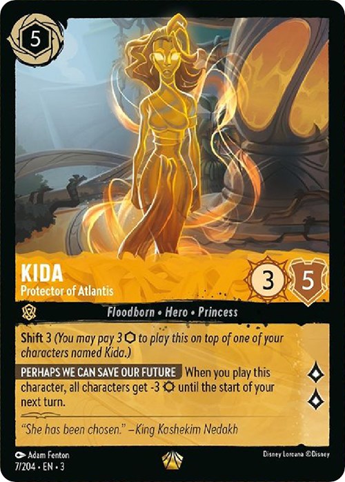 Kida - Protector of Atlantis (7/204) [Into the Inklands] - PokeCharles PokeStore