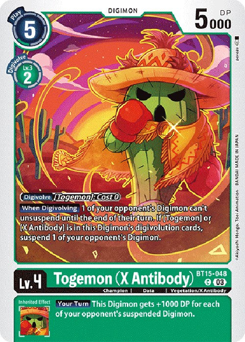 Togemon [BT15-048] (X Antibody) [Exceed Apocalypse] - PokeCharles PokeStore