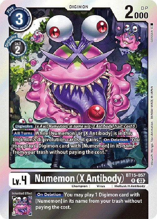 Numemon (X Antibody) [BT15-057] [Exceed Apocalypse] - PokeCharles PokeStore