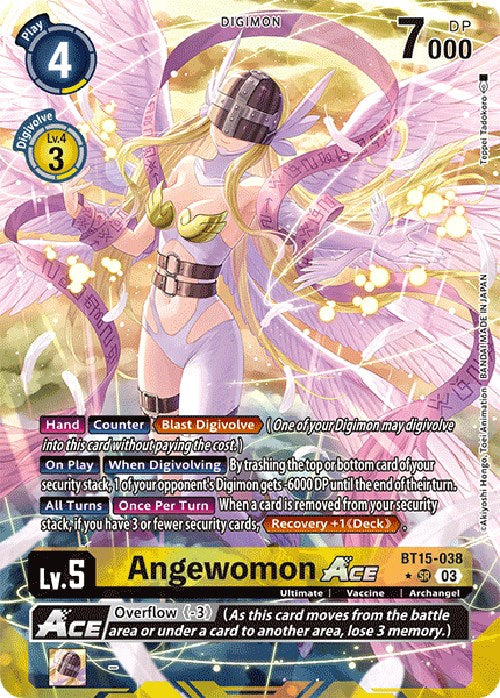 Angewomon Ace [BT15-038] (Alternate Art) [Exceed Apocalypse] - PokeCharles PokeStore