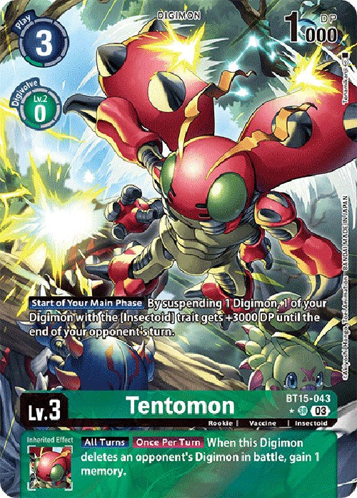 Tentomon [BT15-043] (Alternate Art) [Exceed Apocalypse] - PokeCharles PokeStore