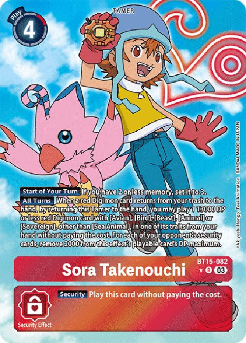 Sora Takenouchi [BT15-082] (Alternate Art) [Exceed Apocalypse] - PokeCharles PokeStore
