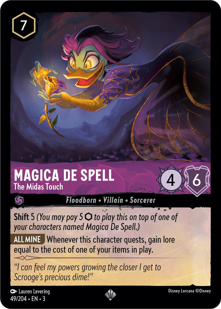 Magica De Spell - The Midas Touch (49/204) [Into the Inklands] - PokeCharles PokeStore