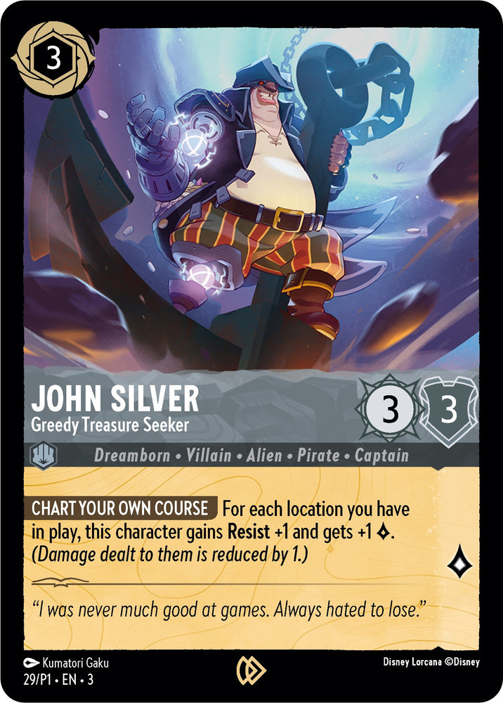 John Silver - Greedy Treasure Seeker (29) [Promo Cards] - PokeCharles PokeStore