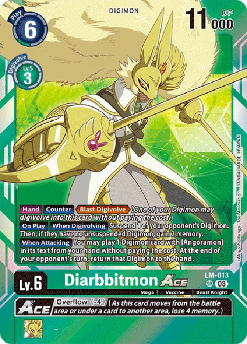 Diarbbitmon Ace [LM-013] (English Exclusive) [Exceed Apocalypse] - PokeCharles PokeStore