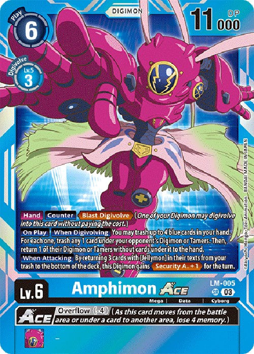 Amphimon Ace [LM-005] (English Exclusive) [Exceed Apocalypse] - PokeCharles PokeStore