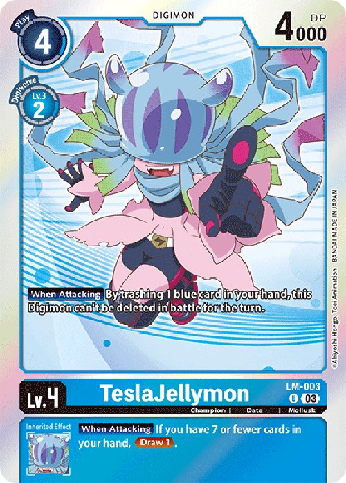 TeslaJellymon [LM-003] (English Exclusive) [Exceed Apocalypse] - PokeCharles PokeStore