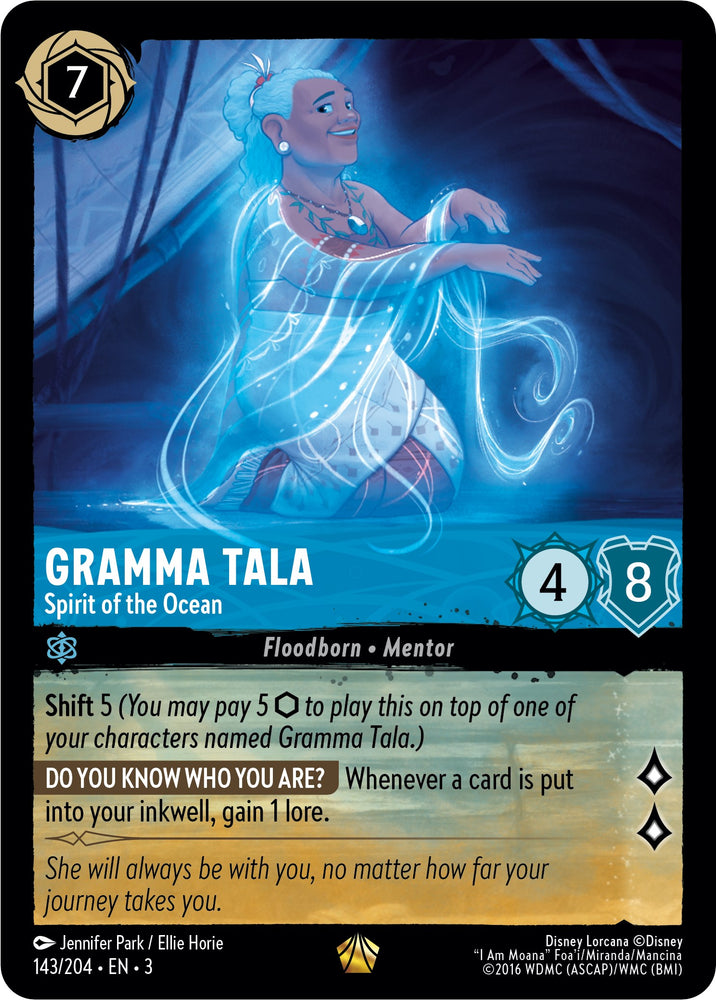 Gramma Tala - Spirit of the Ocean (143/204) [Into the Inklands] - PokeCharles PokeStore