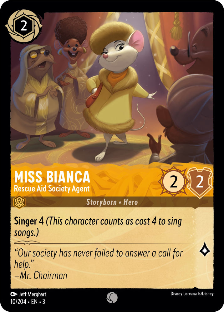 Miss Bianca - Rescue Aid Society Agent (10/204) [Into the Inklands] - PokeCharles PokeStore