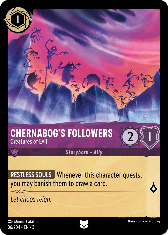 Chernabog's Followers - Creatures of Evil (36/204) [Into the Inklands] - PokeCharles PokeStore