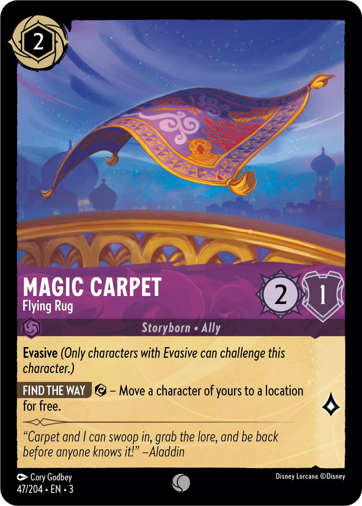 Magic Carpet - Flying Rug (47/204) [Into the Inklands] - PokeCharles PokeStore