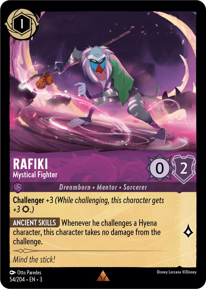 Rafiki - Mystical Fighter (54//204) [Into the Inklands] - PokeCharles PokeStore