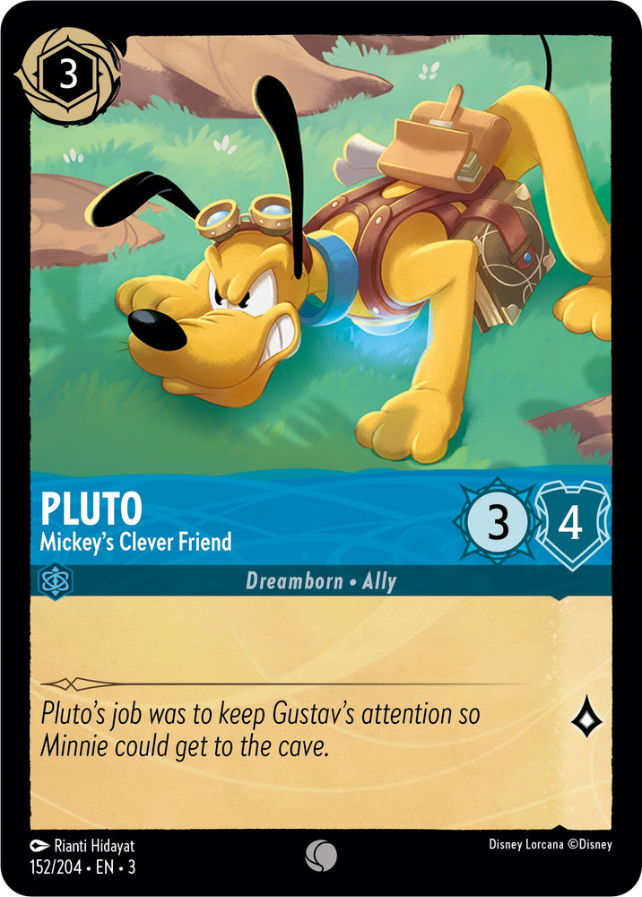 Pluto - Mickey's Clever Friend (152/204) [Into the Inklands] - PokeCharles PokeStore