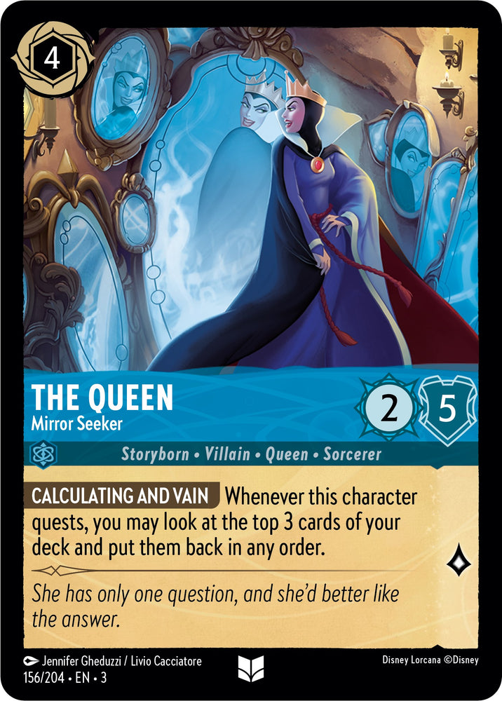 The Queen - Mirror Seeker (156/204) [Into the Inklands] - PokeCharles PokeStore