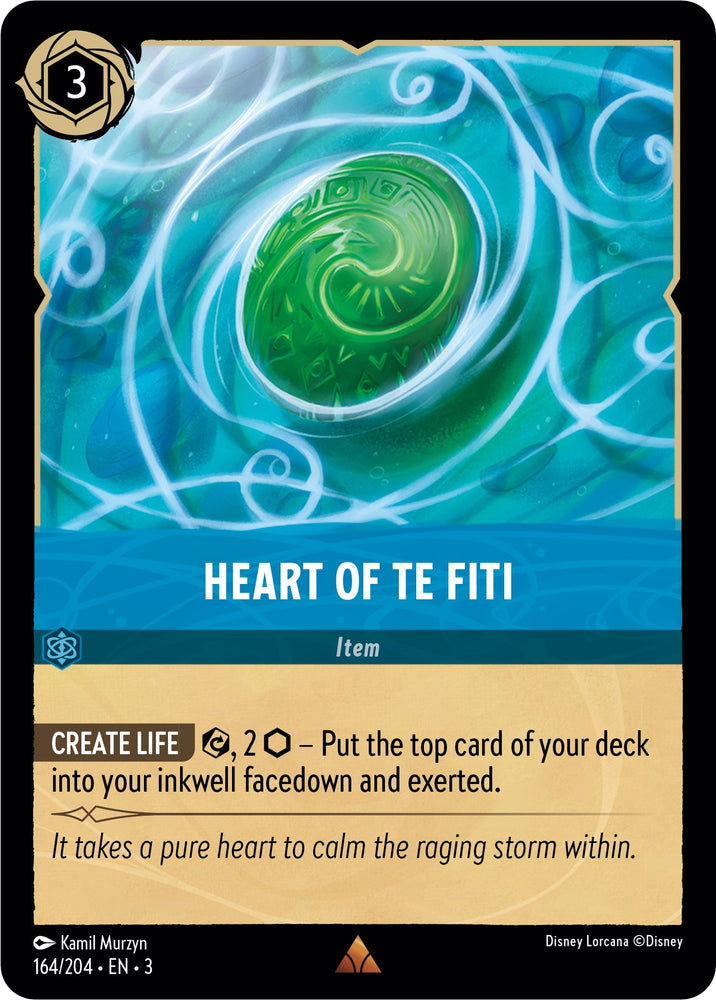 Heart of Te Fiti (164//204) [Into the Inklands] - PokeCharles PokeStore