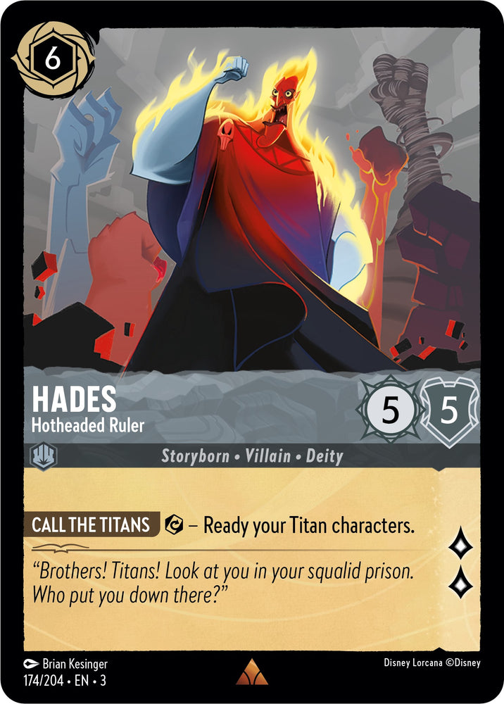 Hades - Hotheaded Ruler (174/204) [Into the Inklands] - PokeCharles PokeStore