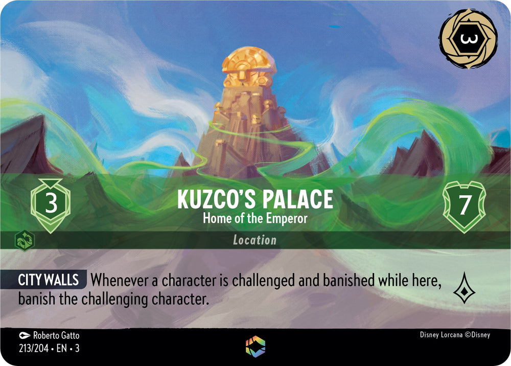 Kuzco's Palace - Home of the Emperor (Enchanted) (213/204) [Into the Inklands] - PokeCharles PokeStore