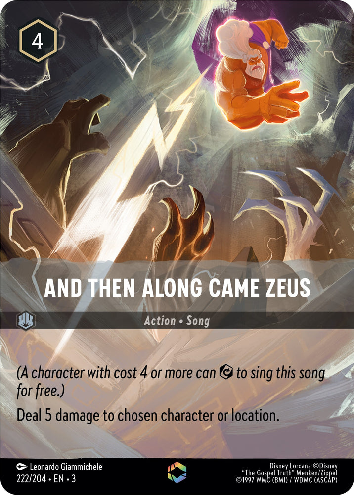 And Then Along Came Zeus (Enchanted) (222/204) [Into the Inklands] - PokeCharles PokeStore