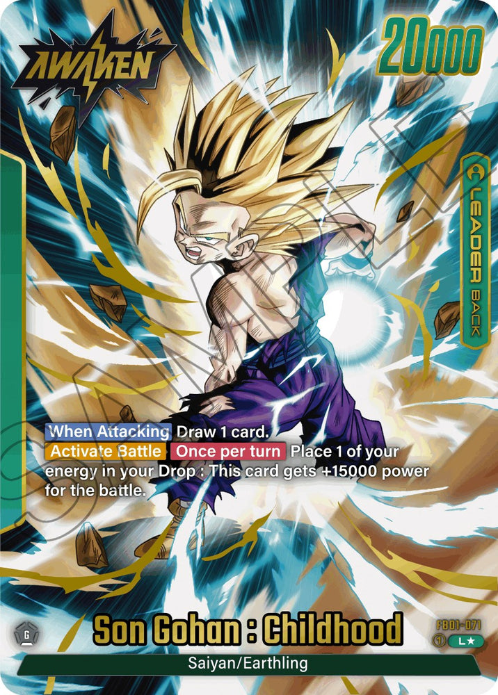 Son Gohan : Childhood (FB01-071) (Alternate Art) [Awakened Pulse] - PokeCharles PokeStore