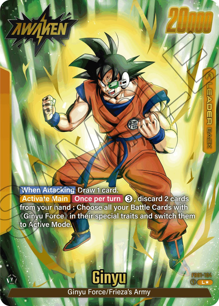 Ginyu (FB01-104) (Alternate Art) [Awakened Pulse] - PokeCharles PokeStore