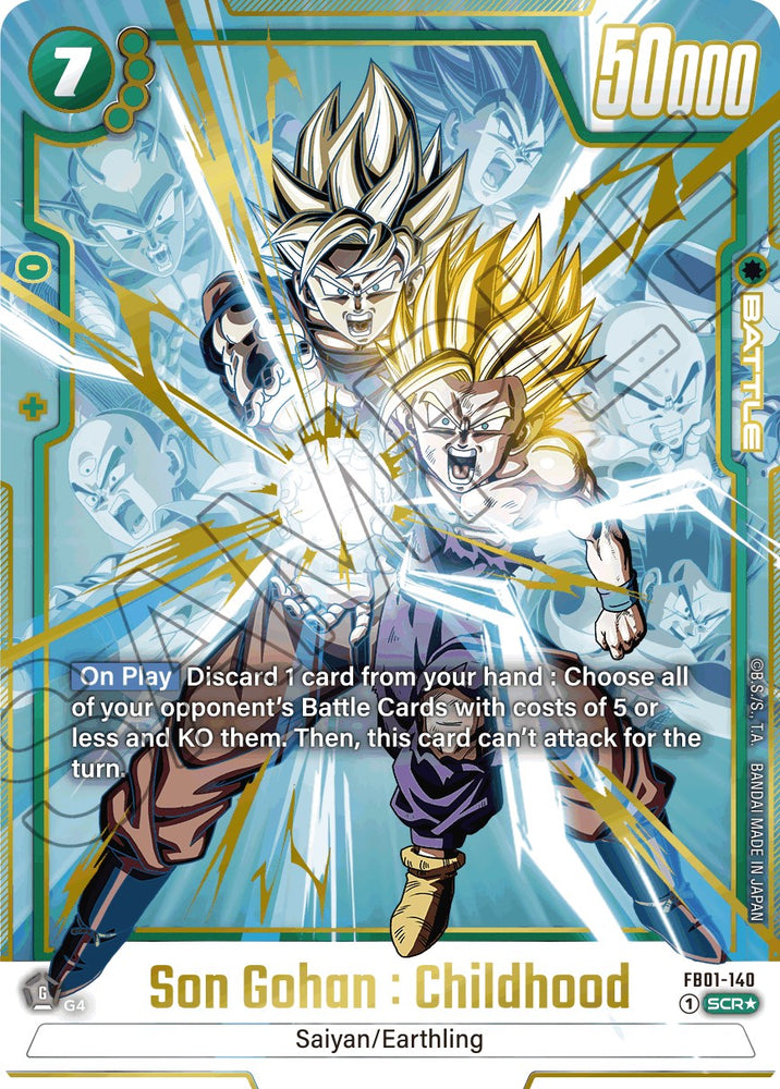 Son Gohan : Childhood (FB01-140) (Alternate Art) [Awakened Pulse] - PokeCharles PokeStore
