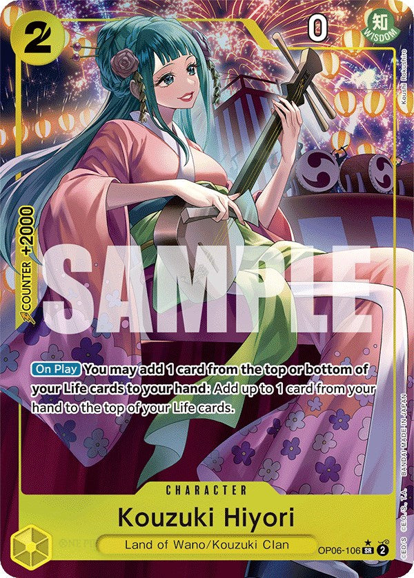Kouzuki Hiyori (Alternate Art) [Wings of the Captain] - PokeCharles PokeStore