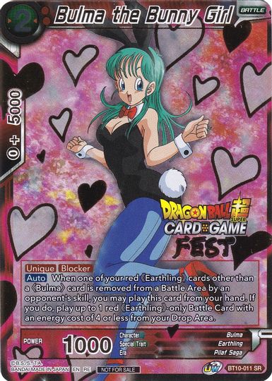 Bulma the Bunny Girl (Card Game Fest 2022) (BT10-011) [Tournament Promotion Cards] - PokeCharles PokeStore