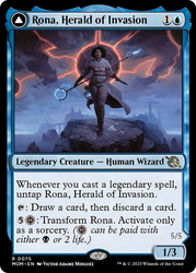 Rona, Herald of Invasion // Rona, Tolarian Obliterator [March of the Machine] - PokeCharles PokeStore
