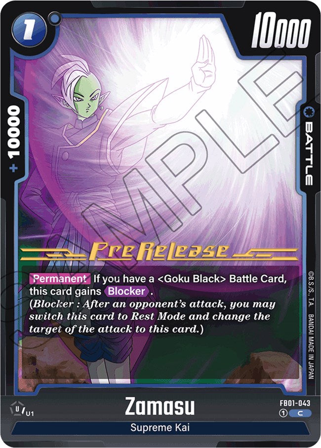Zamasu (FB01-043) [Awakened Pulse Pre-Release Cards] - PokeCharles PokeStore