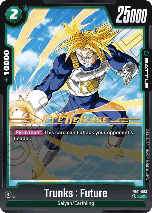 Trunks : Future (FB01-093) [Awakened Pulse Pre-Release Cards] - PokeCharles PokeStore